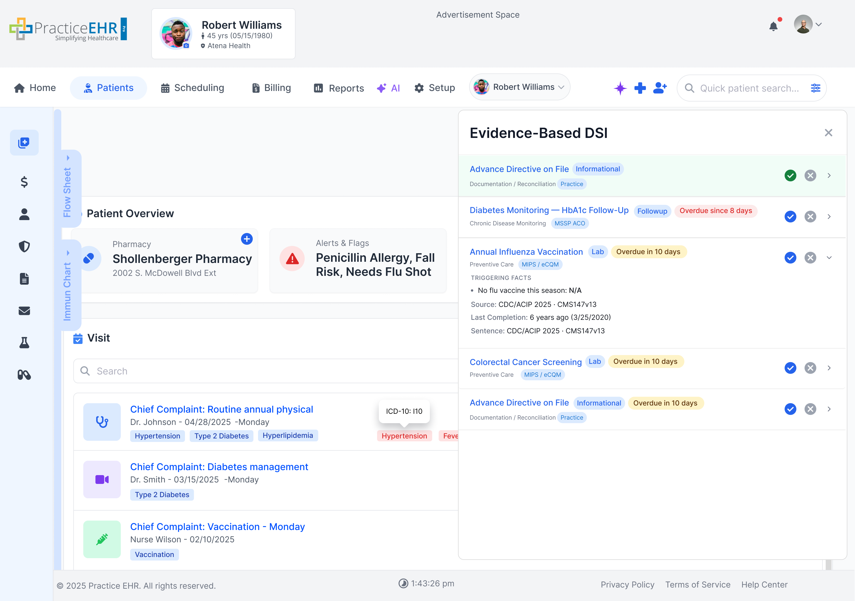 EBDSI Today's Focus panel
